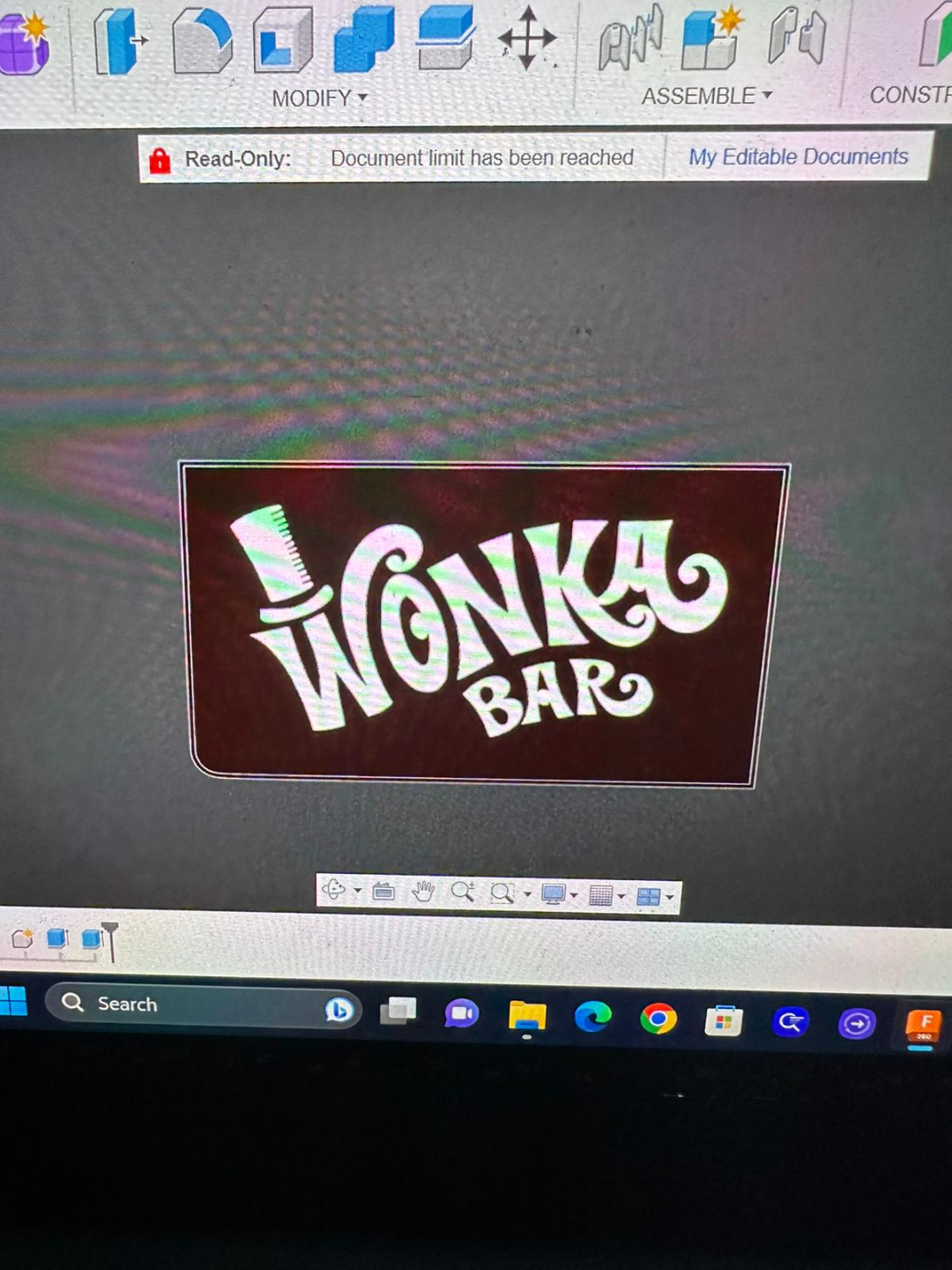 wonka barra caixa luz by teixeira 3d casa impressão decoração filmes 3D print model - Mito3D