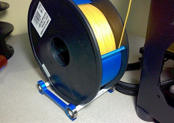 nu essenciais carretel suporte tangle filamento manguito by lobocnc 3d impressora acessórios thingiverse desafio 3d print model - Mito3D