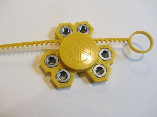 rápido inquietação spinner by lobocnc brinquedos jogos fidget thingiverse 3d print model - Mito3D