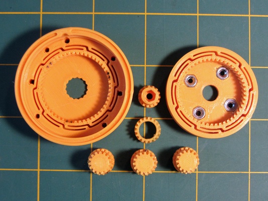 anti backlash composto planetário redutor by lobocnc educação engenharia thingiverse 3d print model - Mito3D