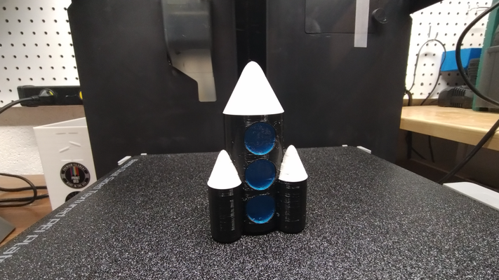 mini oyuncak roket by intrepid 3d baskılar oyuncaklar oyunlar uzay gemisi 3d print model - Mito3D