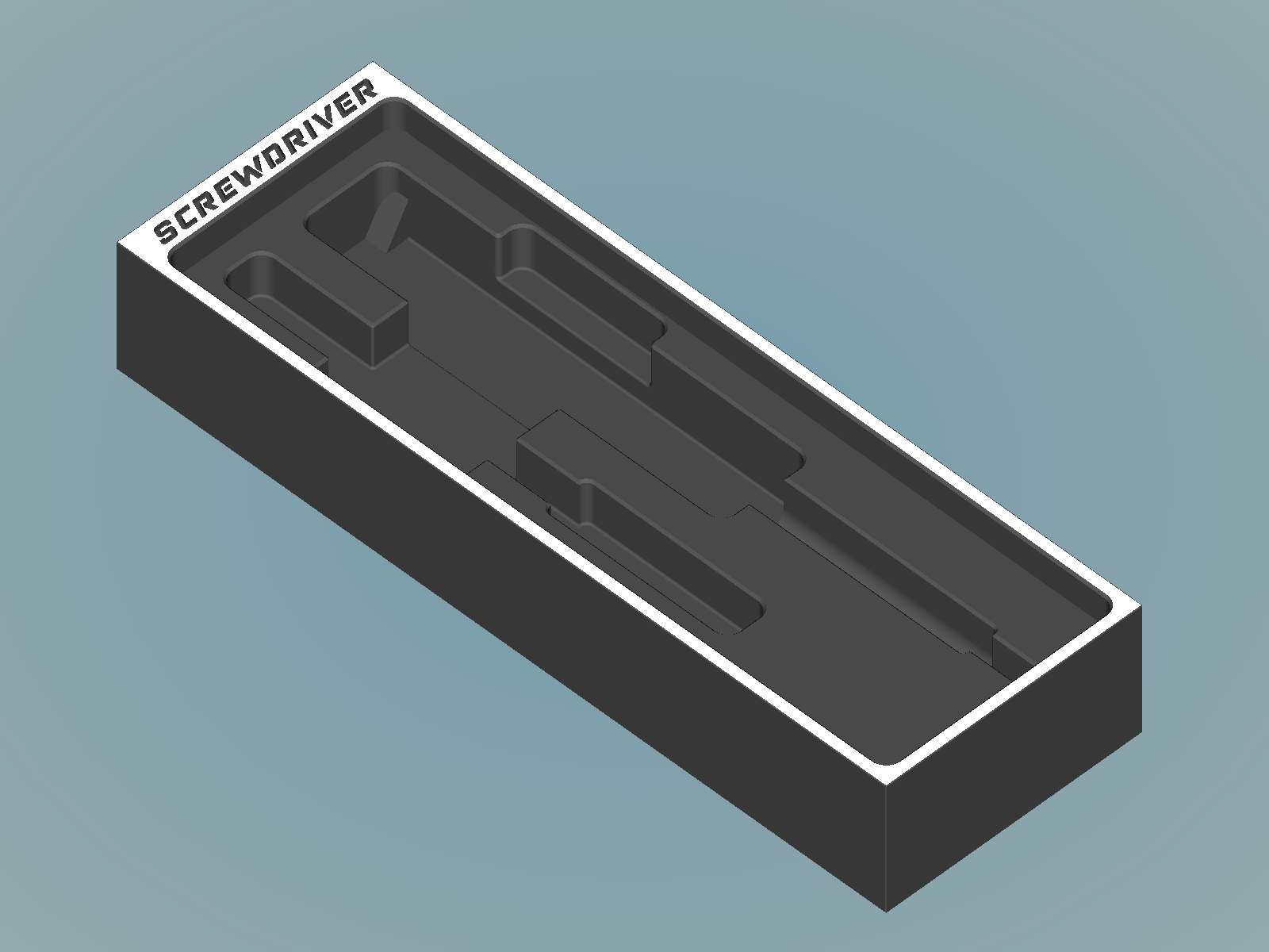 baba organizatör eklemek tornavida 6x2 by gevrek araçlar organizatörler 3D print model - Mito3D