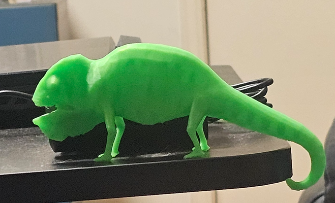 caméléon by beamr39 miniatures créatures lézard reptile 3d print model - Mito3D