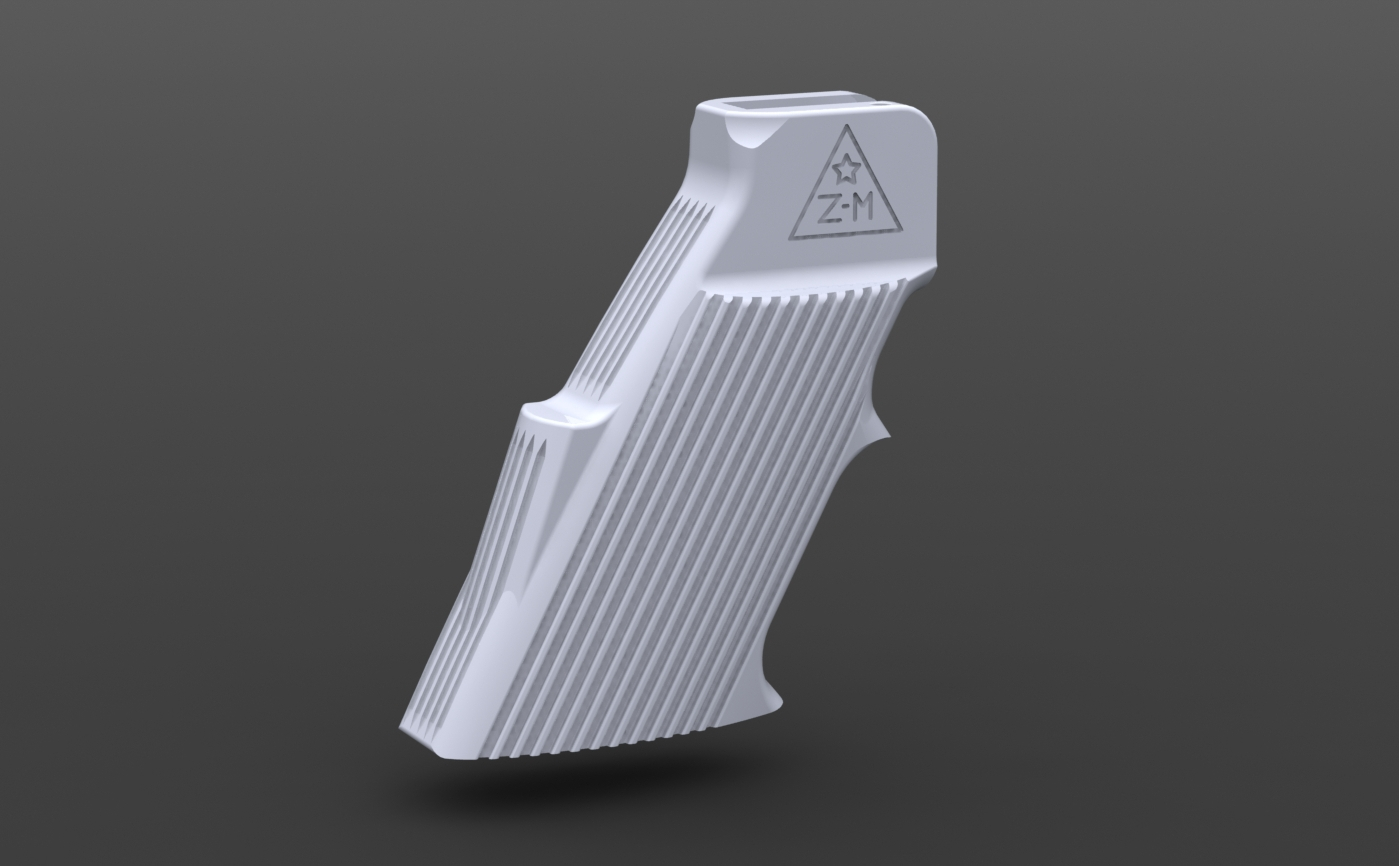 lr 300 pistola firmeza v1 1 by qwermmakes passatempo faça esporte ar livre ar15 arma fogo cabo revólver lr300 3D print model - Mito3D