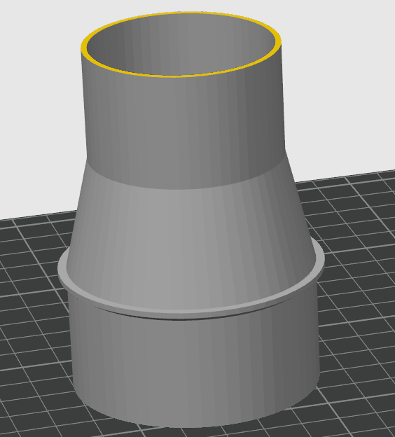 dewalt 7492 to scheppach hd12 51mm 62mm farbig neu gemischt by abonnieren werkzeuge maschine adapter vakuum dwe7492 werkzeug kreissaege absauganlage absaugapter anhang 51mmportafilter 3D print model - Mito3D