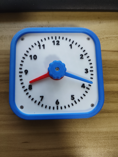 teaching clock remixed by user 3656326876 education mathematics 3d print model - Mito3D