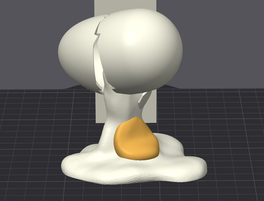 kağıt ağırlığı in şekil of an yumurta by miz tw sanat heykeller ofis heykel gerçekçi 3d print model - Mito3D