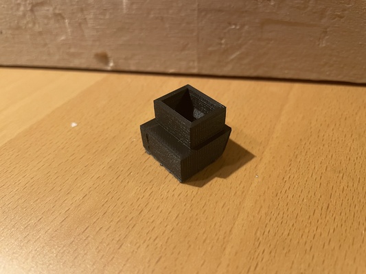 ventilador duto adaptador by cubiv 3d impressora acessórios 50mm 3d print model - Mito3D