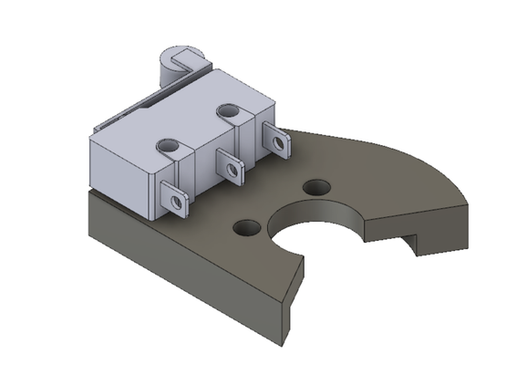 schalter adapter achse schraube by kubik 3d drucker zubehör 3d print model - Mito3D