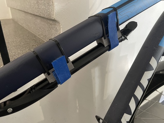 bicicleta bomba suporte by cubiv passatempo faça esporte ar livre ziptie porta 3d print model - Mito3D