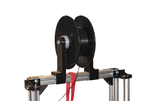 filamento suporte alu 3030 perfil by cubiv 3d impressora acessórios carretel extrusão filamet 3d print model - Mito3D