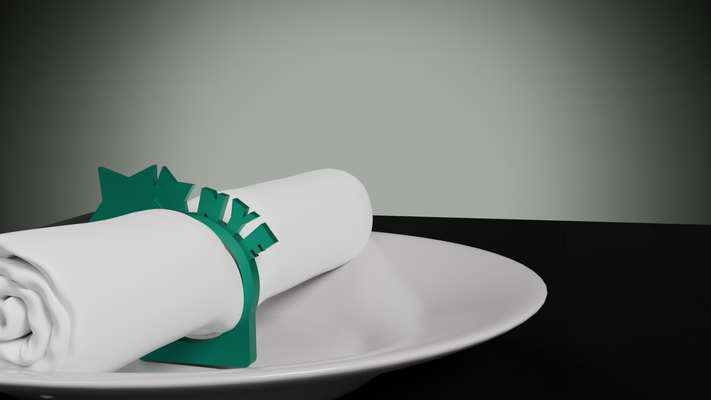 nye napkin ring by paolobonidesign household decor dinner 3d print model - Mito3D