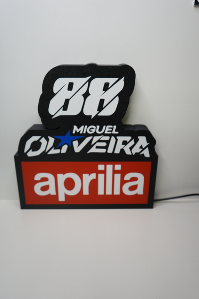 miguel oliveira 88 aprilia guidato s by 3d battista stampa domestico arredamento migueloliveira 3d print model - Mito3D