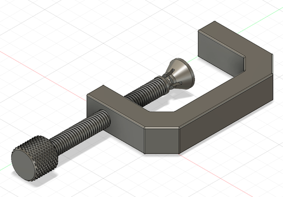 morsetto c by ungarelli utensili mano 3d print model - Mito3D