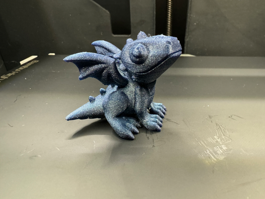 cute dragon easy to print remixed by kenkamm art sculptures 3d animal 3d print model - Mito3D