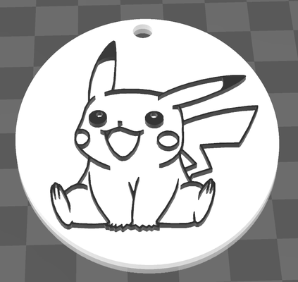 pikaçu anahtarlık by pikselmetalxd oyuncaklar oyunlar pokemon 3d print model - Mito3D