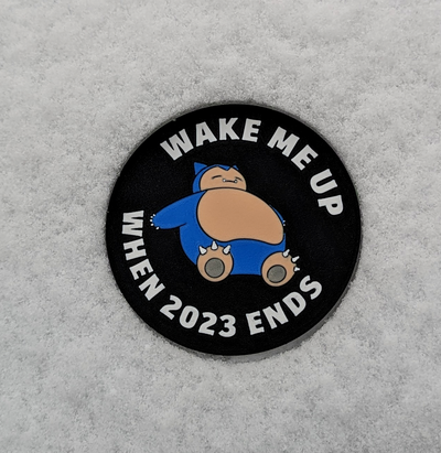 aufwachen me up snorlax untersetzer by schleicher kunst 2d pokémon 100mm 4inch spaß geschenk festlich glücklich getränk cool ventilator mms p1s sunlu esun farbe text ornament schlafen 2023 bier 3d print model - Mito3D