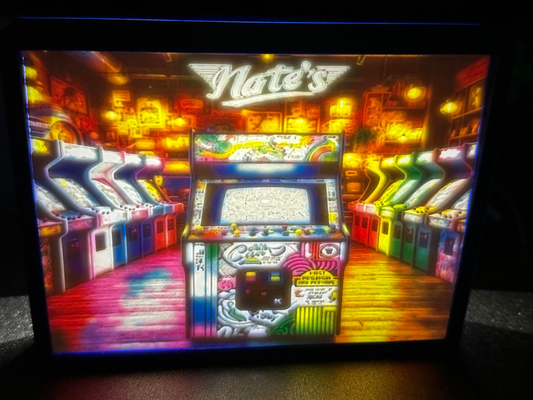 rétro arcade nate's lithophane by nates impression boutique ménage décor cmyk bronode litho lithobox lithographier paquet couleur coloré lumière art 3d print model - Mito3D