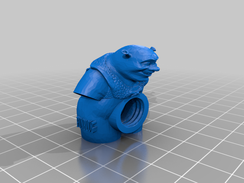 shrek pasta dental remezclado by wbogan2 herramientas artilugio 3D print model - Mito3D