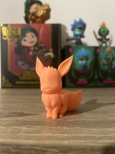 eevee - pokemon by phyxoo miniatures creatures 3d print model - Mito3D