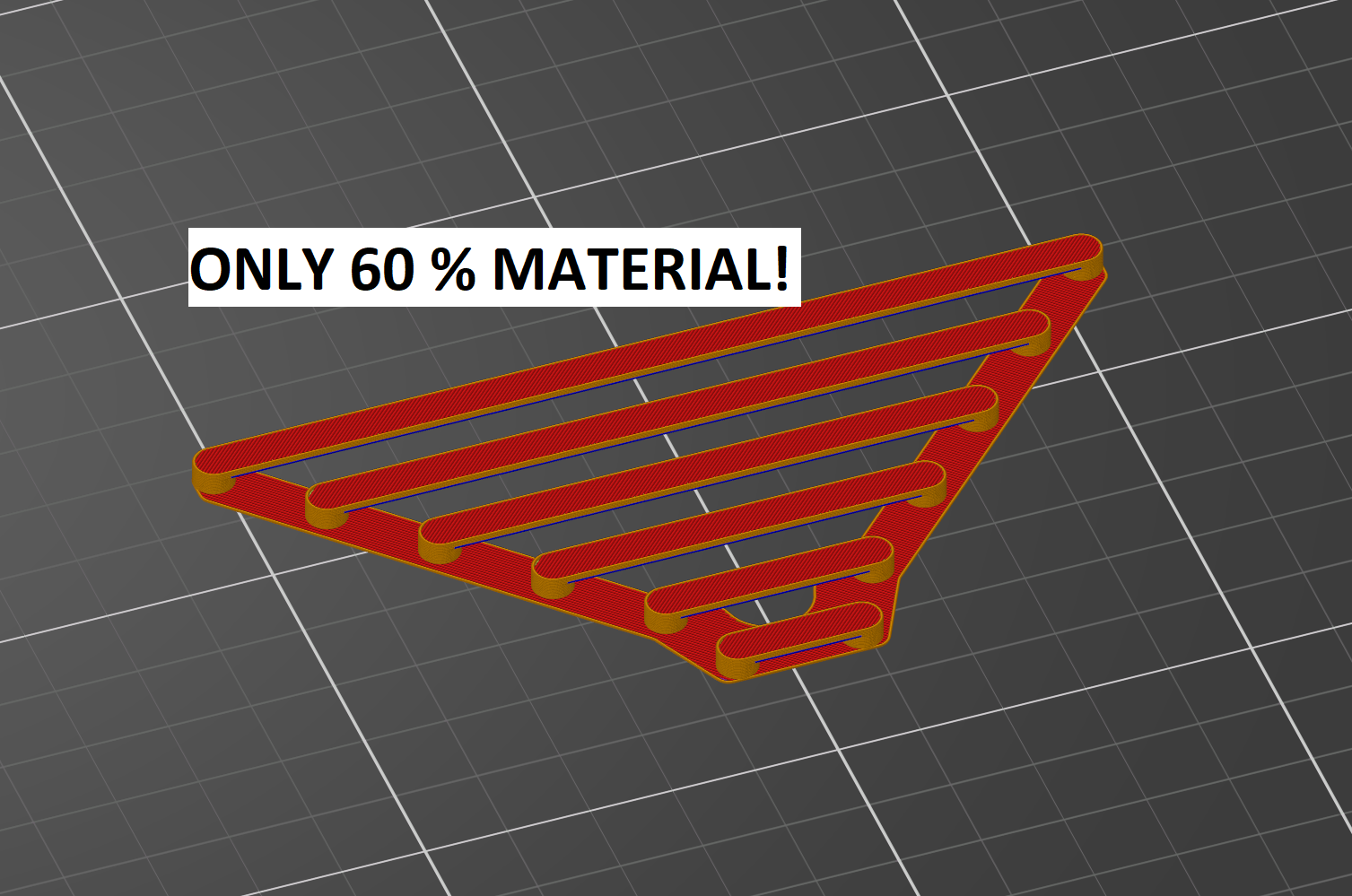 überbrückung prüfung material neu gemischt by 3d drucker modelle brücke kalibrierung 3D print model - Mito3D