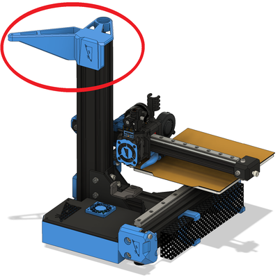 v minion sfs + wobblex cap by uomo 3d stampante parti 608 608bearing servitore btt sensore filamento intelligente ratrig bttsmartfilamento vminion 3d print model - Mito3D