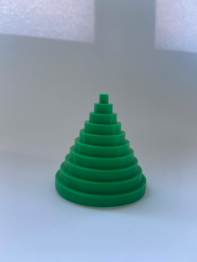 basic kreis weihnachten baum by kolercz kunst modelle 2023 grün trend 3d print model - Mito3D