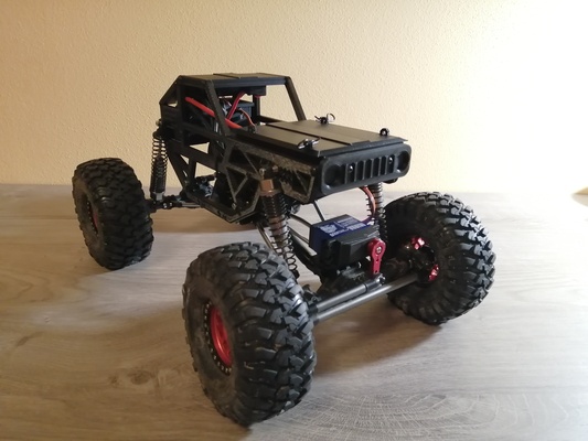 rc trial car by beda bedrich hobby & diy robotics traxxas trx4 rccar scx10 axial buggy 3d print model - Mito3D