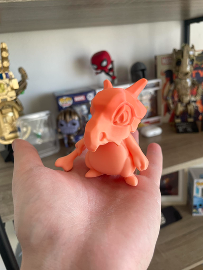 cubone pokemon by phyxoo miniaturas criaturas 3d print model - Mito3D