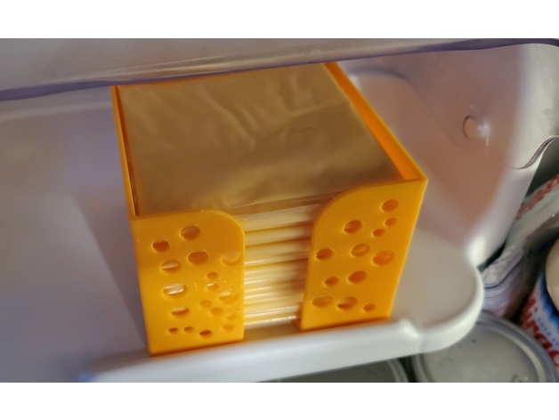 voronoi formaggio fetta titolare supporto by grazie domestico casa modelli 3D print model - Mito3D