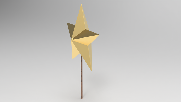 star christmas tree by mbruch household decor 3d print model - Mito3D