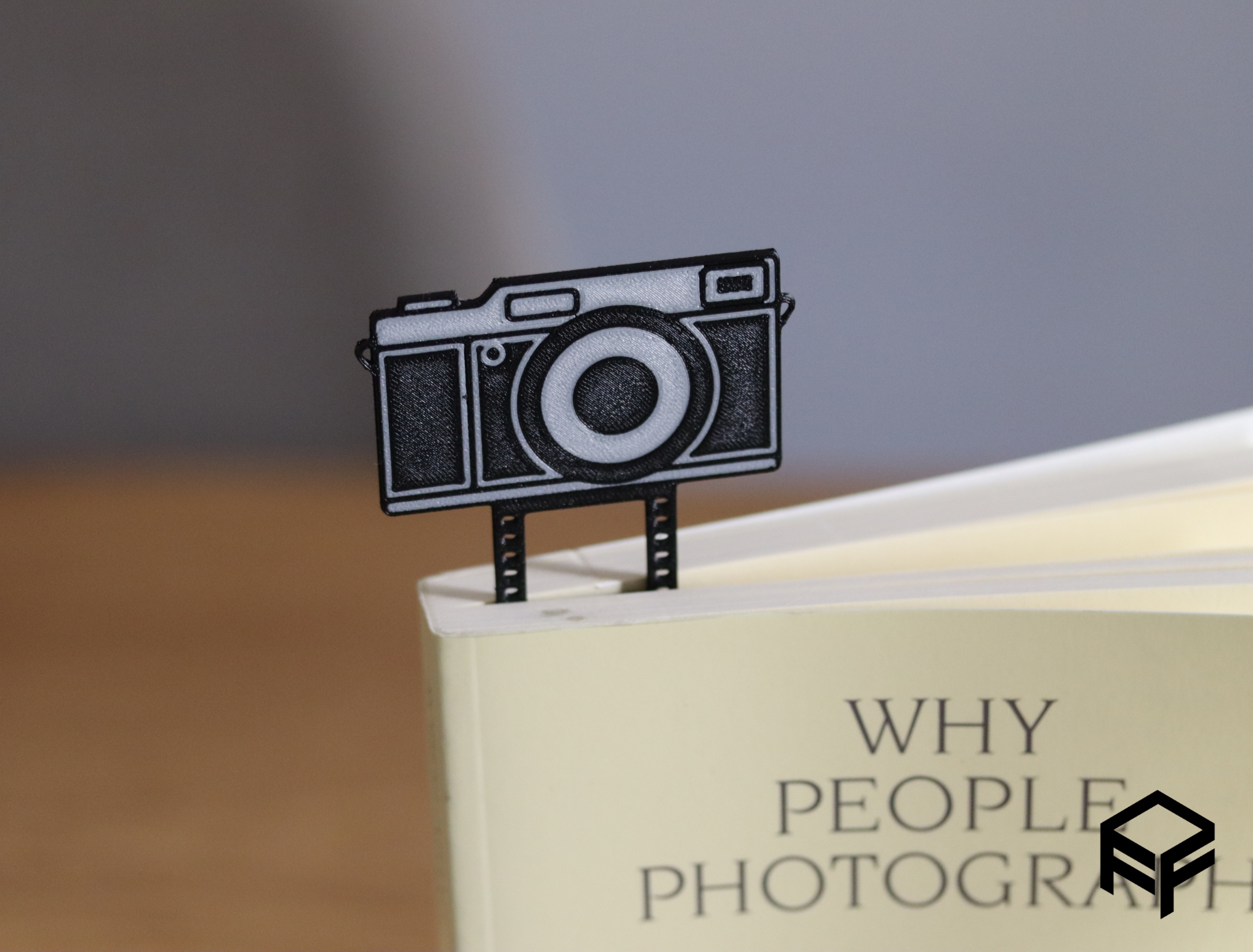 photography lover bookmark by ff3dmakes art 2d photo book photograph vintage 3D print model - Mito3D