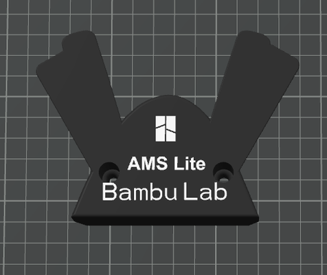 ams lite skadis - screw remix remixed by thaneub 3d printer accessories rotary spool holder 3d print model - Mito3D