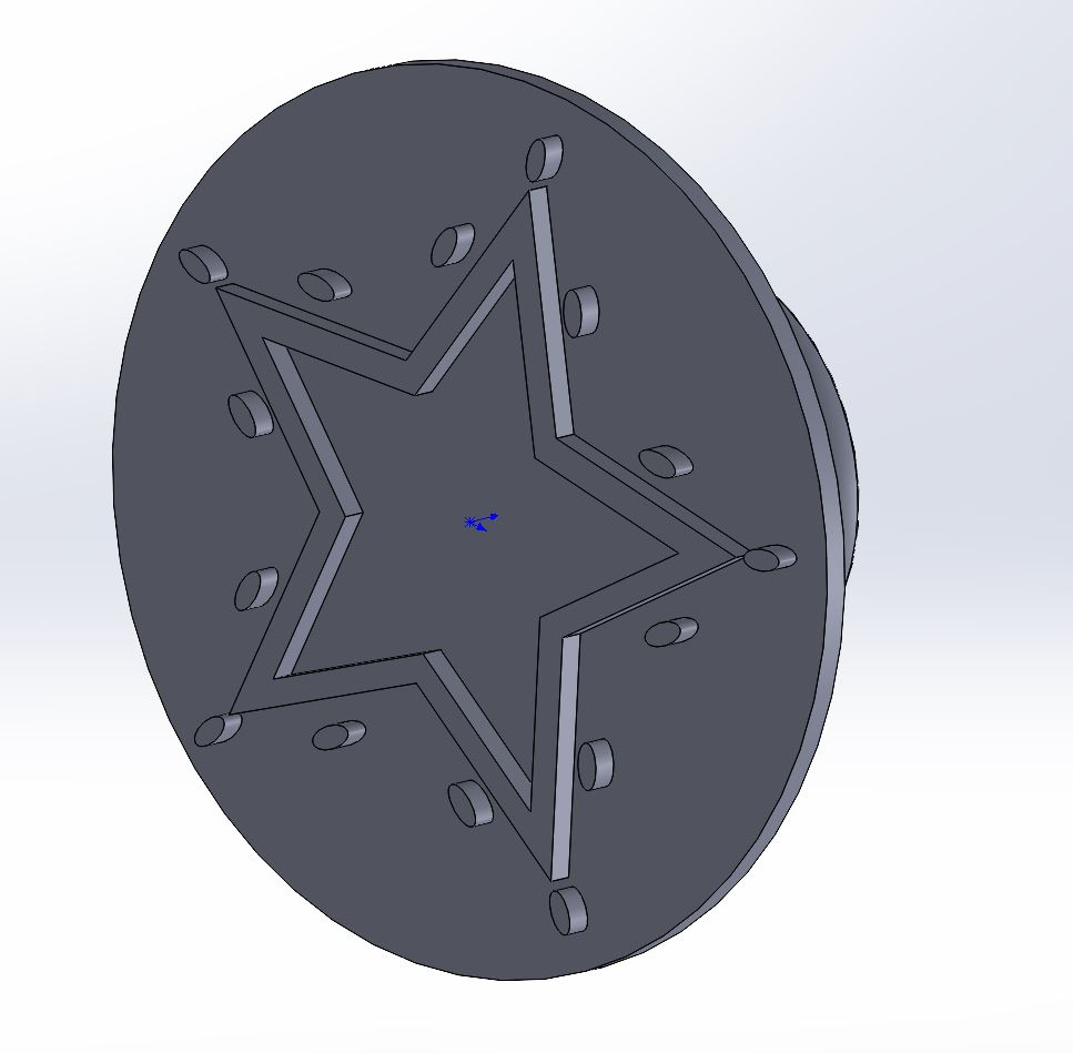 natal selos by alegre husek passatempo faça carimbo natal estrelas estrela 3D print model - Mito3D