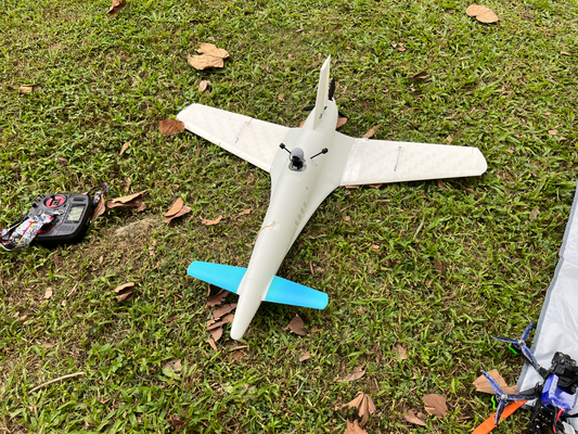 aurora fixed-wing fpv cruiser by xuhao3e8 hobby & diy rc airplane fixedwing 3d print model - Mito3D