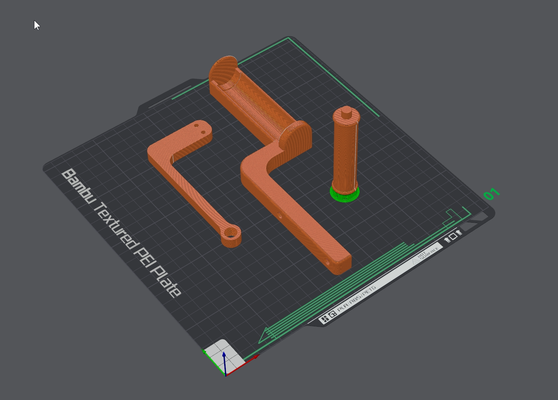 spool holder p1s p1p x1c remixed by jaxel 3d printer accessories spoolholder 3d print model - Mito3D