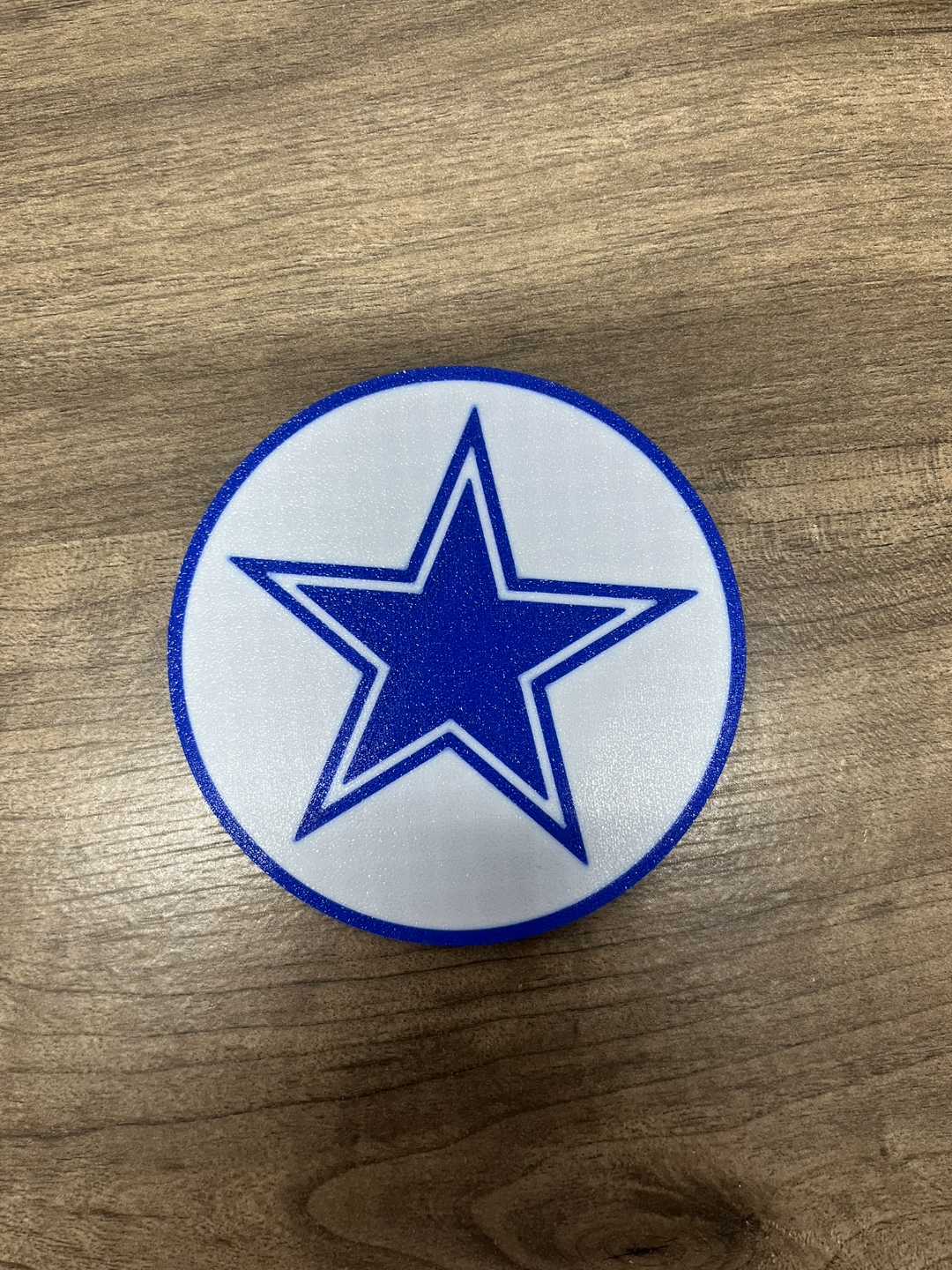 dallas cowboy sottobicchiere by cf3d disegni domestico casa modelli dallascowboys dallascowboycoaster 3D print model - Mito3D