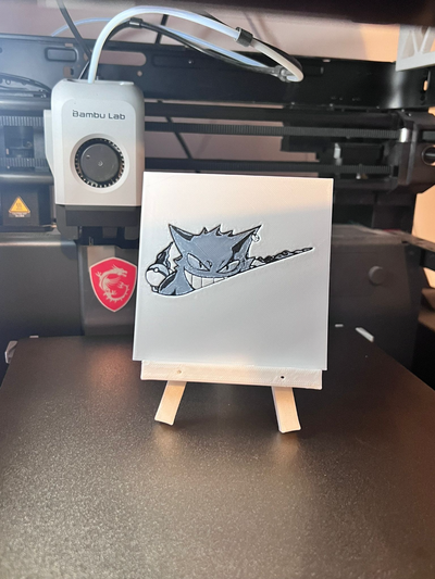 gengar nike rauschen hutschmiede by fatalchaos25 kunst 2d pokémon weihnachten 3d print model - Mito3D