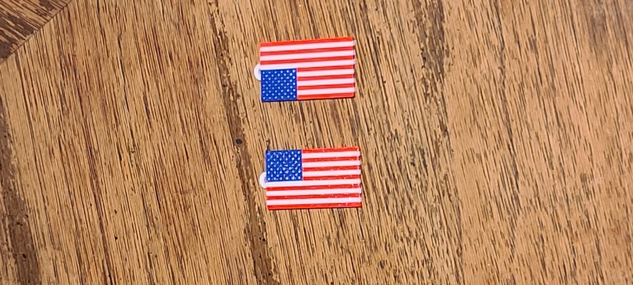 us bandera pendientes by dohara1985 moda modelos america estados unidos independencia 4thofjuly día independencia 4th unitedstatesofamerica 3d print model - Mito3D