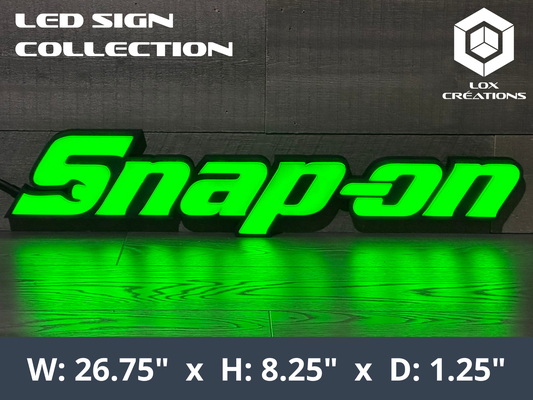 snap on led zeichen by sabine kreationen kunst logos 3d print model - Mito3D