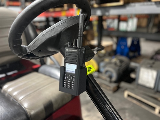 golf carrello 2 way radio montare by idnarbjm passatempo fai sport all'aperto motorola golf cart ricetrasmittente avanti clubcar supporto radio 2wayradio 3d print model - Mito3D