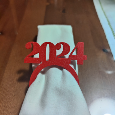 2024 mesa servilleta anillo by pejore1986 casa festividades navidad navidad decoración cena almuerzo familia amigos decoración navideña año 3d print model - Mito3D