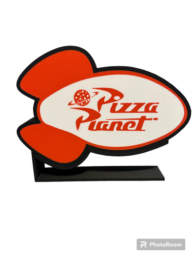 pizza planet leuchtkasten by disney924 haushalt dekor licht box spielzeug geschichte led rakete 3d print model - Mito3D