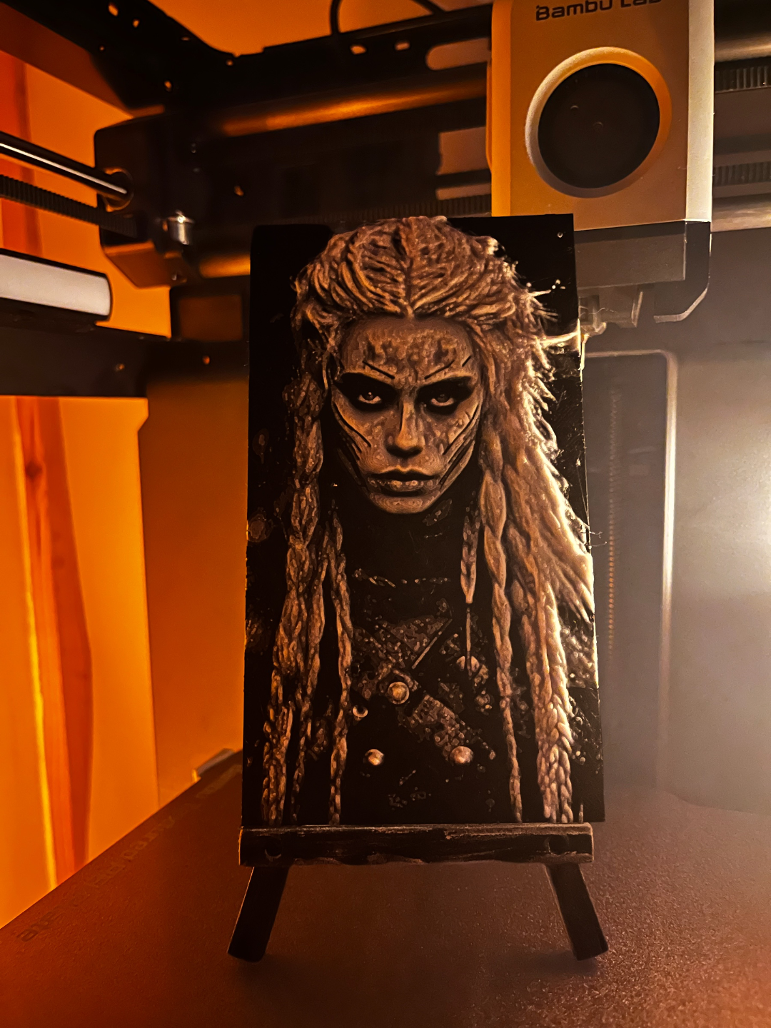 viking kadın v2 by duvar sanat 3d ev halkı dekor deko 3D print model - Mito3D