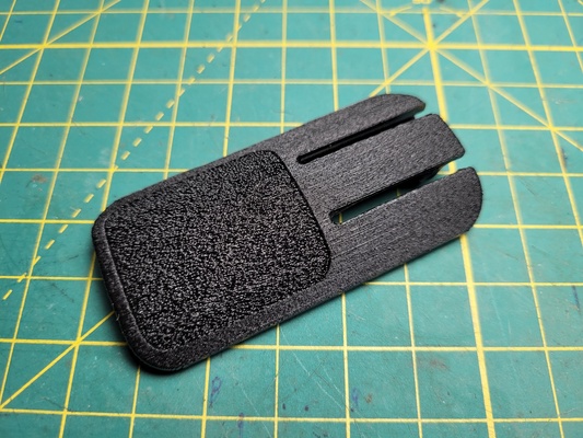 compatível trilho capas v1 1 apoia multi texture impressão by qwermmakes passatempo faça esporte ar livre picatinny arma fogo capa ferro 3d print model - Mito3D