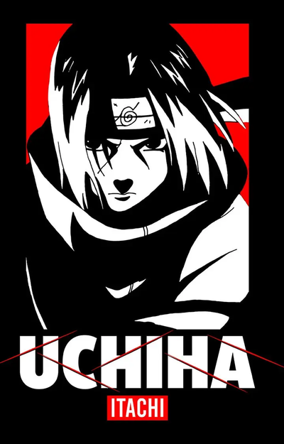 itachi uchiha hutschmiede by spuk kunst 2d 3d print model - Mito3D