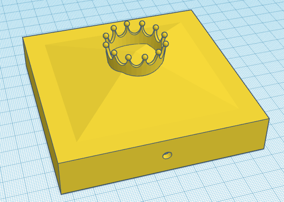 4x4 casquette couronne by canard ménage maison modèles extérieur décoration 3d print model - Mito3D