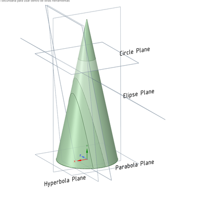 apollonio cono by rs 666 formazione scolastica matematica arte architettura geometrico scultura desktop arredamento decorazione 3d print model - Mito3D