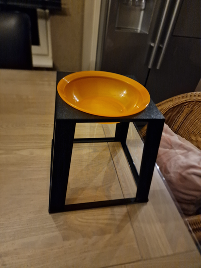 high feeder bowl stand 23 cm by mkersjes household pets bowlholder 3d print model - Mito3D