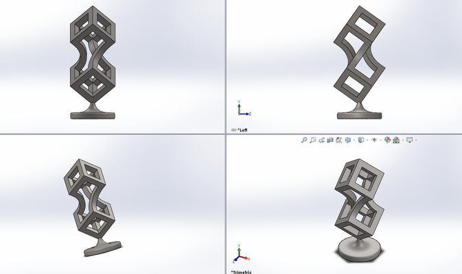 1st ort by johnutica kunst skulpturen trophäe 3d print model - Mito3D